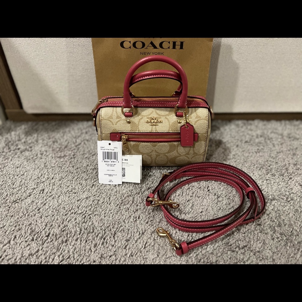 SOLD Coach mini rowan satchel crossbody